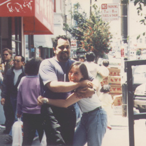 Frolicking again, on Clement Street in San Francisco