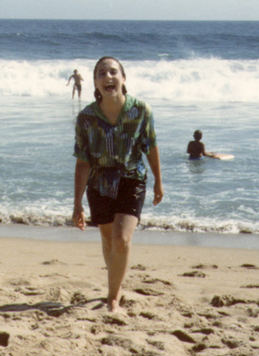 Carmen and the ocean, never far apart